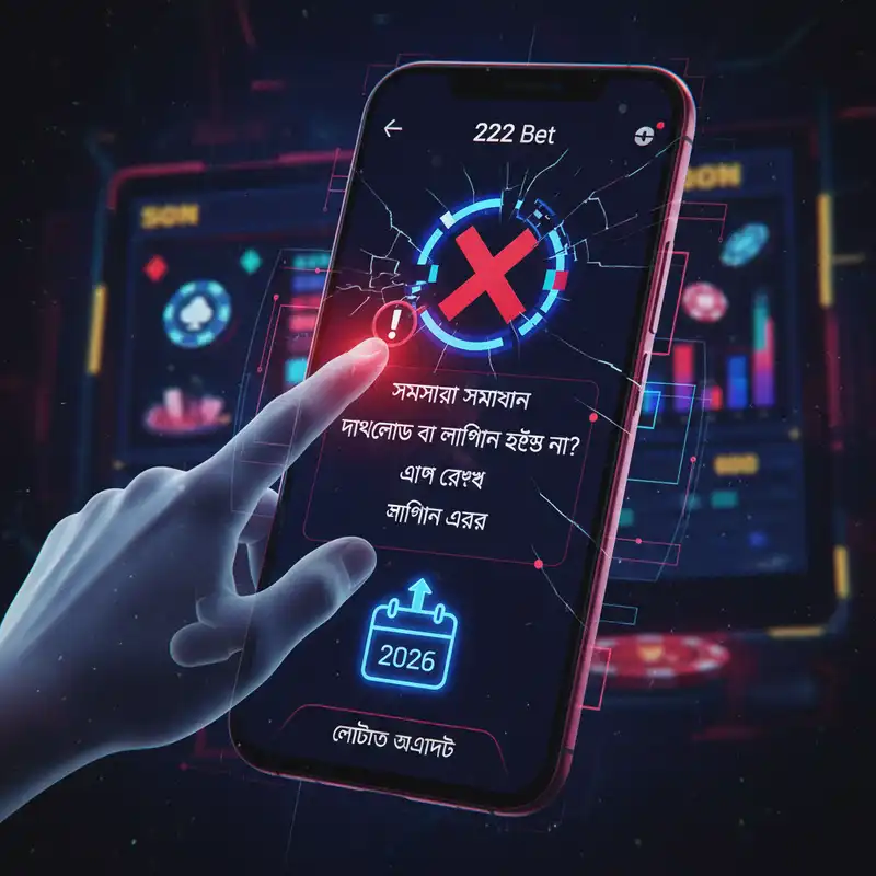 2222 Bet APK Troubleshooting Guide 2026